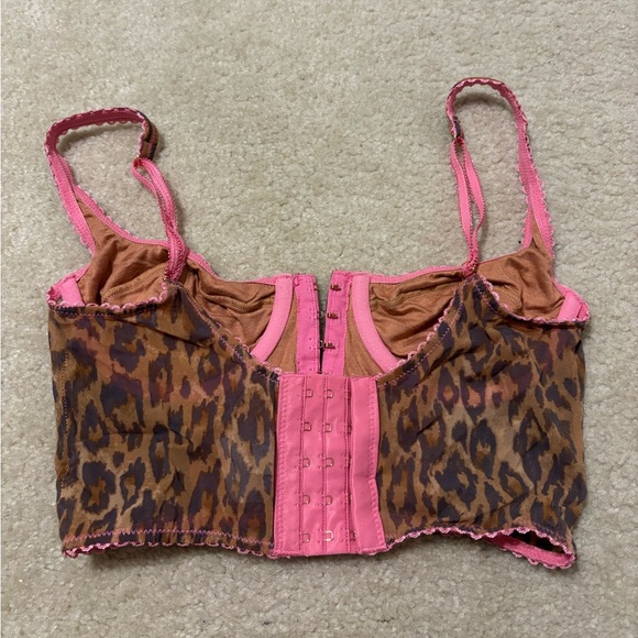Urban Outfitters Cheetah Bustier Top - Picture 3 of 3